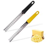 2 Pièces Râpe Fromage, Zesteur Agrumes Râpe à zesteur Premium Classic Tranchant Acier Inoxydable, Râpe Alimentaire en Acier Inoxydable, Lames Tranchante en Acier Inoxydable