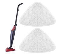 2 Pièces Recharge de Lavette Balai Vapeur en Microfibre Compatibles Avec Vileda Steam Mop/Balais Vapeur Microfibre Pour Capacité d'absorption et Réutilisation (Blanc 2 PCS)