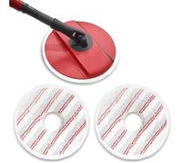 2 Pièces Recharge de Serpillere en Microfibres pour Vileda Spin and Clean Mop, ête de Serpillière de Remplacement Lavables et Réut