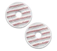 2 Pièces Recharge Serpillere en Microfibres pour Vileda Spin and Clean Mop, Tête de Serpillière de Remplacement Compatible avec Balai Vileda Spin Mop et l'ensemble de Seaux (Rouge)