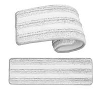 2 Pièces Recharges pour Balai Plat, Lingettes de Lot Réutilisable | Oxford Cloth, Sponge et Nylon, Sèchent Vite, pour Carrelage et Sols Bien Scellés, Marchés, Cafés