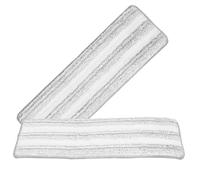 2 Pièces Recharges pour Balai Plat Réutilisables sans Traces | Tissu Oxford, Éponge et Nylon, Pose Facile, pour Carrelage et Sols Bien Scellés, Marchés et Restaurants