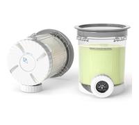 2 Pièces Récipient pour Ninja Swirl by CREAMi Machine à Glace NC700 Series, Pots Compatibles avec Ninja Swirl, pour Ninja NC701EU Accessoire Sans BPA et Lave-vaisselle (2PCS)
