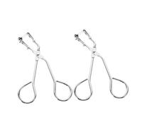 2 Pièces Recourbeurs de Cils Acier Inoxydable Outils de Mini et Filles pour Cils Falses et Touch Ups Design Compact Anneau Antidérapant