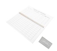 2 Pièces Registre de Chèques, Livre de Comptes 2025-2027 | Papier Blanc, Format Pratique à Glisser Paquet, Suivi des Paiements et Dépôts, pour Bureau et Budget
