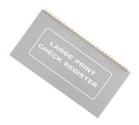 2 Pièces Registre de Chèques Personnel, Papier Blanc pour Suivi | Entrées Lisibles, Enregistrement Clair des Opérations, pour Chèques et Comptes Courants Personnels, Calendrier 2025-2027