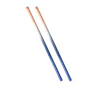 2 pièces règle colorée règles acryliques ensemble de règle de mesure claire et droite avec des centimètres en pouces pour les bureaux à domicile en helle métrique et en pouces