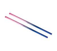 2 pièces règle colorée règles acryliques ensemble de règle de mesure claire et droite avec des centimètres en pouces pour les bureaux à domicile en helle métrique et en pouces