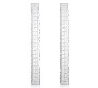 2 Pièces Règle de Bord Irrégulier, Règle d'Artisanat en Métal 21,3 x 2,5 cm Règle de Déchirure de Papier Règles de Mesure pour Gaufrage Fabrication de Cartes Matrices de Découpe Artisanat