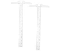 2 Pièces Règle en T 30cm à Double Échelle Centimétrique | Outil de Dessin Tracé, Usage Bureau et Maison, Précision Graduée, Format Pratique à Ranger