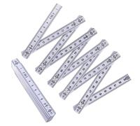 2 pièces règle pliable portable de 1 mètre, petit bâton de mesure pliable en plastique échelle claire pour un rangement facile outil de mesure outil de rénovation domiciliaire petit rangement