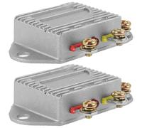 2 Pièces Régulateur de Tension pour Générateur 1500w 14v en Fer | Stabilisateur Automatique, Précision de Charge Améliorée, Fluctuations Réduites, Protection Thermique, Véhicule Agricole