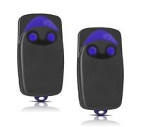 2 Pièces Remplacement pour télécommande NICE, télécommande portail 433,92 MHz 2 canaux, compatible avec Flo1r-s, Flo2r-s, Flo4r-s
