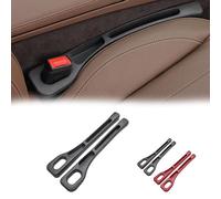 2 Pièces Remplissage de Siège de Voiture,Vehicle-Mounted Gap Leak-Proof Filling Strip, Gap Filler Pad pour Siège Auto,Car Seat Gap Filler Organizer,pour la Plupart des Modèles de Voitures(Noir)