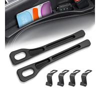 2 Pièces Remplissage De Siège Intérieur, Organisateurs d'Espacement de Siège de Voiture Gap Filler Pad pour Siège Auto Combler les Lacunes du Coussin Siege Voiture pour Voiture, Camion (Noir)