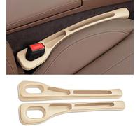 2 Pièces Remplissage Siège Voiture pour Infiniti EX37 FX FX37 FX45 FX50S G35 G37 Cabrio Coupe S JX Q30 Q45 Q50, Organisateur Écart SièGes Bouchon Anti-Fuite Intérieur Accessoires,A/Beige
