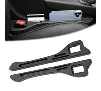 2 Pièces Remplisseur D'espace Siège Voiture pour BMW iX1, Siège de Voiture Gap Filler Coussin de Remplissage Voiture, Empêche Les Articles de Tomber(Black)
