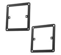 2 Pièces Réparateur de Prises de Courant 86mm en Acier Inoxydable | Support M4 Simple Poste, Ajuste les Plaques, pour Rénovations et Anciens Bâtiments