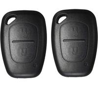 2 Pieces Replacement Car Key Case For Vauxhall Opel Master Movano Vivaro Ren-Ault Traffic Kangoo 2 Buttons Remote Control Car Key Shell (Without Blade)