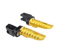 2 Pièces Repose-Pieds Moto pour Triumph Speed Triple/R/S/RS 2008-2021,Pédales Moto en Alliage D'aluminium,Support de Fixation Gauche/Droite pour Repose-Pieds,M-A