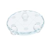 2 Pièces Réseau de Sept étoiles décoration d'aquarium de Poissons Plateaux pour Plantes bouda Decoration Interieure décoration d'intérieur Plateau d'affichage en Cristal Clair PRETYZOOM