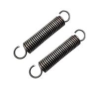 2 Pièces Ressort Acier Ressort de Tension avec Double Crochet 2 x 14 x 60 mm, Fil Diamètre 2 mm, OD 14 mm, Longueur libre 60 mm