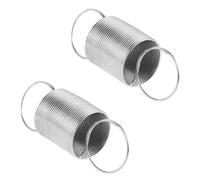 2 Pièces Ressort D’extension en Acier Inoxydable Argenté | Kit Portable, Usage Scolaire et Mécanique, pour Balance et Support de Laboratoire, Finition Argentée