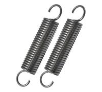 2 Pièces Ressort de Tension avec Double Crochet, 1.5 x 14 x 160mm, Fil Diamètre 1.5mm, OD 14mm, Longueur libre 160mm, Ressort Acier, Ressortà double crochet en forme de S