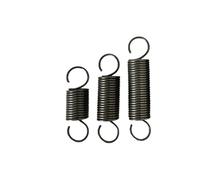 2 pièces Ressort de tension pour crochet à bande d'acier à ressort, Longueur 35mm Diamètre extérieur 10mm Diamètre du fil 1mm, Noir, 1x10x35mm