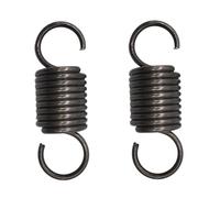 2 Pièces Ressort de traction, Fil Diamètre 1.4 mm, OD 15 mm, Longueur libre 80 mm, Ressort de tensionà double crochet en acierà ressort, idéal pour les réparationsà domicile