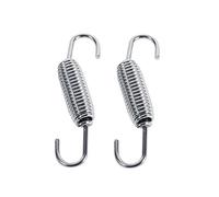 2 Pièces Ressort D'échappement de Moto Longueur 65mm Tuyau de Silencieux D'échappement Ressort Pivotant en Acier Inoxydable Ressorts de Montage Entièrement Rotatifs pour Moto Dirtbike Exhsnowmobile Di