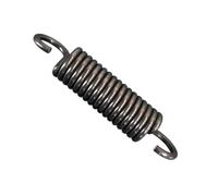 2 pièces ressorts d'extension en acier à ressort 65Mn, avec crochets demi-boucle, diamètre du fil 4mm, diamètre extérieur 39mm, longueur 90-450mm en option, 4.0 * 39 * 150mm