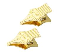 2 pièces rétro Note trombone livre Page Clip pince à documents en métal pour reçus Journal carnet planificateur Scrapbooking alliage classeur Clips