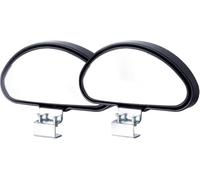 2 Pièces Rétroviseur Angle Mort Rétroviseur Conduite Accompagnée, Miroir D'angle Mort de Voiture De Grand Angle, Rétroviseur Auxiliaire Réglable à 360 Degrés, Compatible avec Camion, SUV, Van