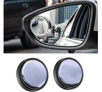 2 Pièces Rétroviseur D'Angle Mort Voiture pour Lincoln Nautilus Aviator Corsair Navigator L, Rétroviseur Convexe Réglable à 360°, Miroir Grand Angle en Verre Hd pour Voitures,Black