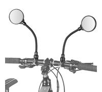 2 Pièces Rétroviseur de Vélo Rotatif à 360 Miroir, Rétroviseur Vélo Guidon Miroir, Retroviseur Convexe Velo, Retroviseur Trotinette, Universel pour Vélo de Montagne, Vélo Electrique, Mobylette