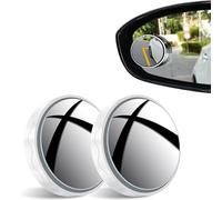 2 Pièces Retroviseur Miroir D'angle Mort Voiture pour Hyundai Genesis GV70 5 Seat 2021 2022, 360°Rotate HD Grand Angle avec Auto-adhésif Rétroviseur Convexe pour Voiture Camion, White