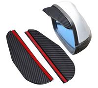 2 Pièces Rétroviseur Pluie Sourcils pour Citroen C3 Aircross 2017 2018 2019 2020 2021 2022 2023 2024 2025 Pare Soleil de Protection pour Rétroviseur de Voiture Accessoires