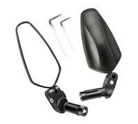2 Pièces Retroviseur velo, Réglage 360° HD Mirror Adapté au Guidon de Vélo 18-22mm, Surface de Rétroviseur Universel aux Chocs Haut de Gamme pour Montagne Route Bicyclette Electrique Scooter Trottinet
