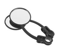 2 Pièces Rétroviseurs Ronds pour Scooter de Mobilité, Tube 22mm | Verre Courbé à Vision Large, Support Réglable, Rotation Stable, pour Fauteuil Roulant et Usage Extérieur