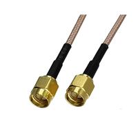 2 pièces RG316 câble SMA prise mâle à SMA connecteur mâle borne de fil à sertir RF Coaxial Pigtail Jumper adaptateur droit 4 pouces ~ 10FT(1.5M)