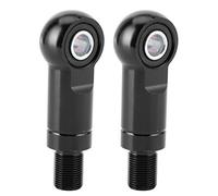 2 Pièces Riser Amortisseur Arrière, 10mm Adaptateur Amortisseur de Trou, Extension de Hauteur Amortisseur pour Quad Moto ATV Tout Terrain(Noir 95 mm/3,7 pouces)