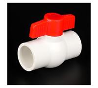 2 pièces robinet à tournant sphérique tuyau d'alimentation en eau et de Drainage vanne rapide PVC 20-110/mm Résistance à haute pression(1 inch)
