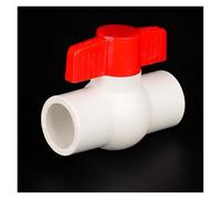 2 pièces robinet à tournant sphérique tuyau d'alimentation en eau et de Drainage vanne rapide PVC 20-110/mm raccords de tuyauterie(3/4 inch)