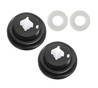 2 Pièces Rondelles De Joint Chasse D'eau WC,Joint Valve À Flotteur Pour Robinet,Membrane Chasse D'eau,Diaphragme En Caoutchouc Remplaçable De Soupape,Pour Entretien Des Toilettes,Kiuiom