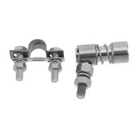 2 Pièces Rotule de Câble D'accélérateur Marin M5 à Déconnexion Rapide | Acier Inoxydable, Clip de Retenue et Pivot ±15°, pour Yachts et Environnements Côtiers