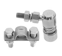 2 Pièces Rotule de Commande D'accélérateur Marin M5 en Acier Inoxydable | Déconnexion Rapide, Clip de Retenue Inclus, Pivot ±15°, pour Câbles de Contrôle en Milieu Côtier