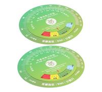 2 Pièces Roue de Calcul Imc pour Suivi du Poids, Référence Rapide | Outil Portable en Plastique, Aide au Contrôle du Poids, pour Familles et Sportifs, sans Calcul Manuel