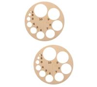 2 Pièces Roue de Dilatation Cervicale en Bois, Modèle Pédagogique | Clair Changements du Col, Réutilisable, pour Cours D'accouchement et Lieux D'enseignement