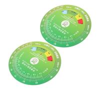 2 pièces roue IMC en plastique calcul rapide pour suivi fitness | Référence BMI portable, gestion du poids sans calcul manuel, pour familles et employés de bureau, usage à la salle et en